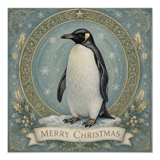 De kerstgroet van de keizer perfect poster (Voorkant)