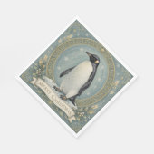 De kerstgroet van de keizer servet (Hoek)