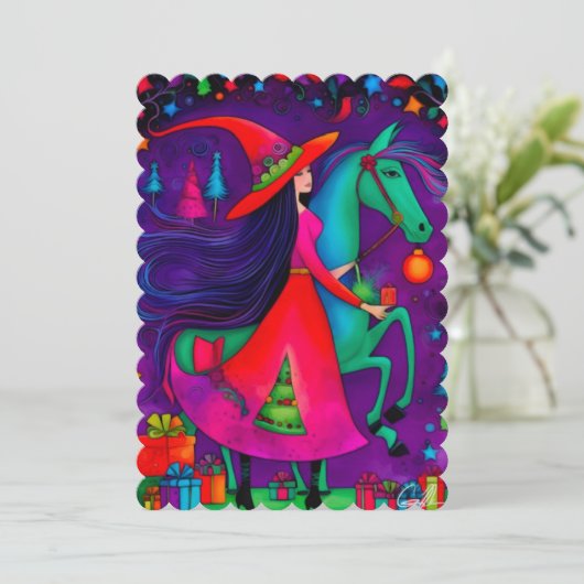 De Kerstheeks 14 design Kerstkaart (Staand voorkant)