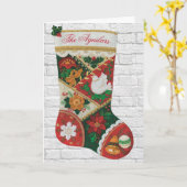 De kerstinslag op brrick personaliseren kaart (Gele Bloem)