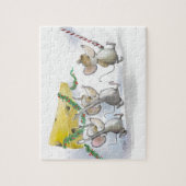 De kerstkaak in de puzzel legpuzzel (Verticaal)