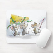 De kerstkaak in Mousepad Muismat (Met muis)