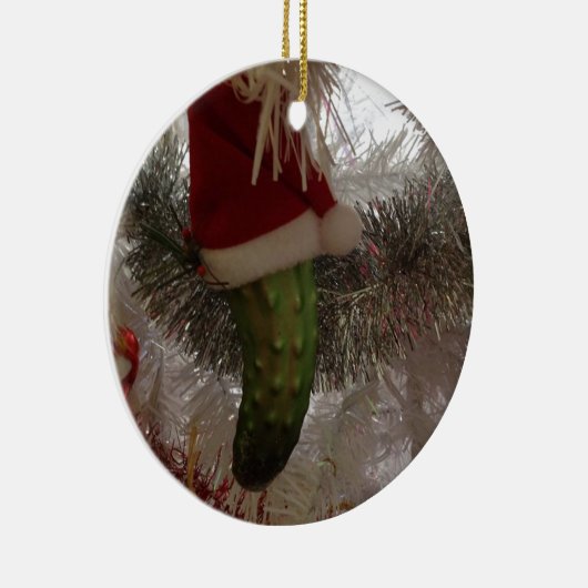 De kerstkaarde keramisch ornament (Rechts)