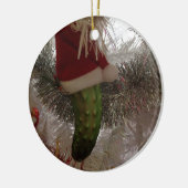 De kerstkaarde keramisch ornament (Links)