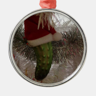 De kerstkaarde metalen ornament