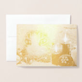 De kerstkaart #1 van Boo Folie Kaarten (Voorkant met envelop)