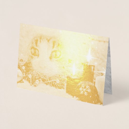 De kerstkaart #1 van Boo Folie Kaarten (Voorkant)