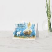 "De Kerstkaart Behold van het Lam" Feestdagen Kaart (Voorkant)