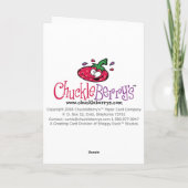 De Kerstkaart cb108 van de kerstman Feestdagen Kaart (Achterkant)