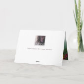 De kerstkaart kaart (Achterkant)