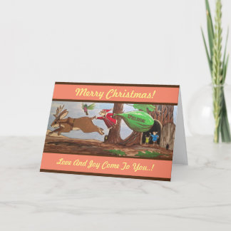 De kerstkaart PJ McMouse! Feestdagen Kaart