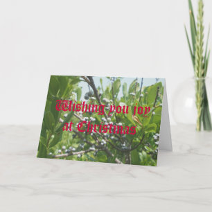 De Kerstkaart van Bayberry Feestdagen Kaart