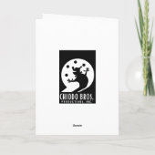 De Kerstkaart van Beary Feestdagen Kaart (Achterkant)