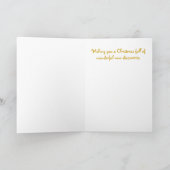 De Kerstkaart van Bretagne Feestdagen Kaart (Binnen)