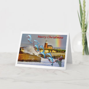 De Kerstkaart van Cruz van de kerstman & van de Feestdagen Kaart