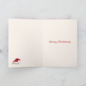 De Kerstkaart van de Aap van de Babys van de Feestdagen Kaart (Binnen)