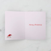 De Kerstkaart van de Babys van de Olifant van Feestdagen Kaart (Binnen)