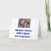 De Kerstkaart van de BANK van de SNEEUW Feestdagen Kaart (Achterkant)