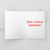 De Kerstkaart van de bloedhond Feestdagen Kaart (Binnen)