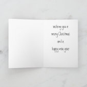 De Kerstkaart van de "boodschapper" Feestdagen Kaart (Binnen)