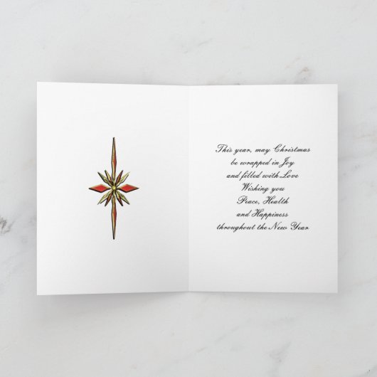 De Kerstkaart van de broer Feestdagen Kaart (Binnen)