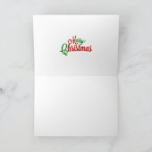 De Kerstkaart van de Brug van Mackinac Feestdagen Kaart (Binnen)