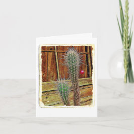 De Kerstkaart van de cactus Feestdagen Kaart