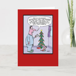 De Kerstkaart van de economie Feestdagen Kaart