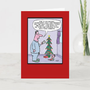 De Kerstkaart van de economie Feestdagen Kaart