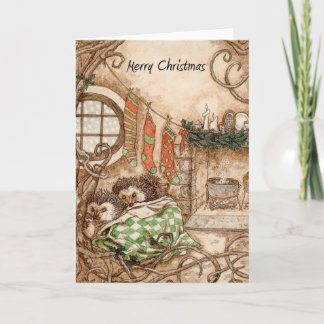 De Kerstkaart van de egel - Deel 2 Feestdagen Kaart