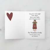 De Kerstkaart van de engel door SRF Feestdagen Kaart (Binnen)