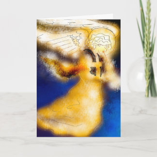 De Kerstkaart van de Engel van Kernow Feestdagen Kaart