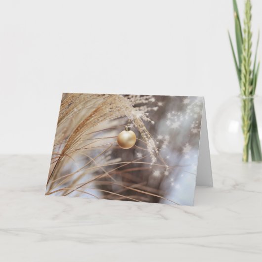 De Kerstkaart van de Fonkeling van de vakantie Feestdagen Kaart (Voorkant)