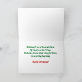 De Kerstkaart van de Gastheer van Heav'nly Feestdagen Kaart (Binnen)