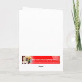 De kerstkaart van de Geboorte van Christus Feestdagen Kaart (Achterkant)