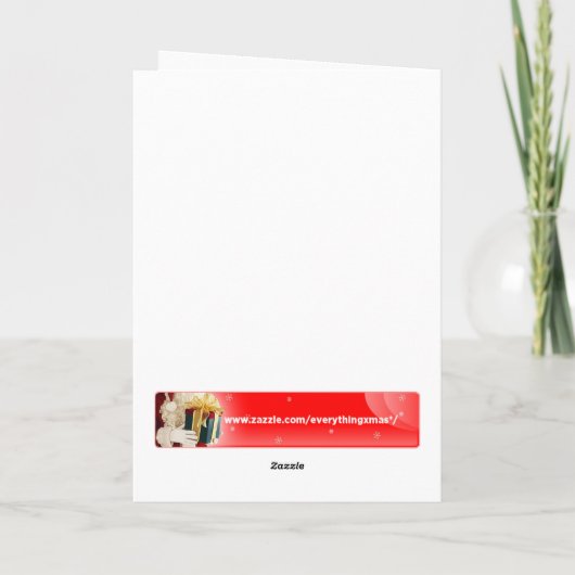 De kerstkaart van de Geboorte van Christus Feestdagen Kaart (Achterkant)