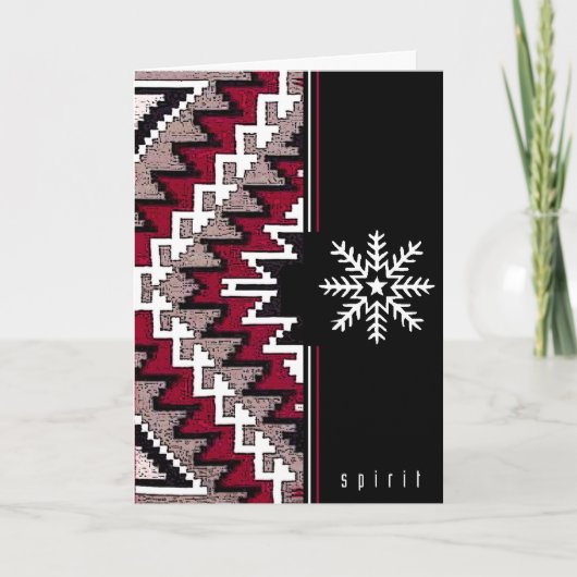 De Kerstkaart van de geest Feestdagen Kaart (Voorkant)