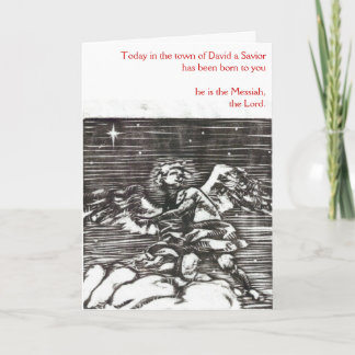 De Kerstkaart van de "glorie aan God" Feestdagen Kaart