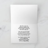 De Kerstkaart van de gnoom Feestdagen Kaart (Binnen)