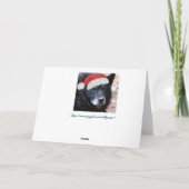 De Kerstkaart van de Groeten van het seizoen Feestdagen Kaart (Achterkant)