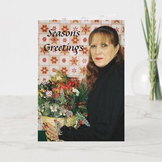 De Kerstkaart van de Groeten van seizoenen Feestdagen Kaart (Voorkant)