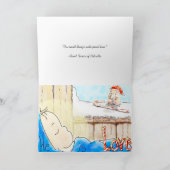 De Kerstkaart van de hamster Feestdagen Kaart (Binnen)