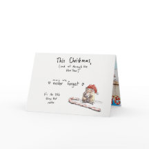 De Kerstkaart van de hamster