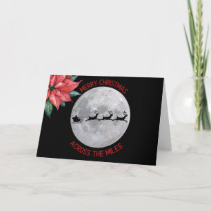 De kerstkaart van de hele kilometer - Poinsetta Kaart