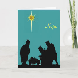 De Kerstkaart van de Hoop van Magi Feestdagen Kaart
