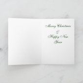 De Kerstkaart van de Kerstboom van het Centrum van Feestdagen Kaart (Binnen)