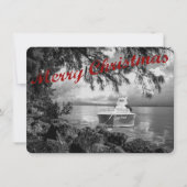 De Kerstkaart van de Kerstman van het roeien (Voorkant)