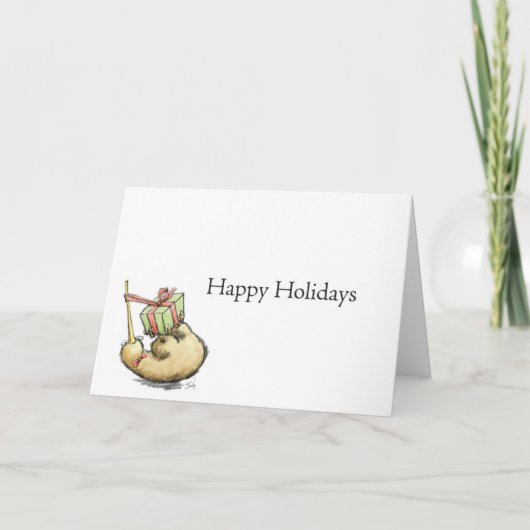 De Kerstkaart van de kiwi Feestdagen Kaart (Voorkant)