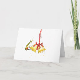 De Kerstkaart van de kolibrie Feestdagen Kaart