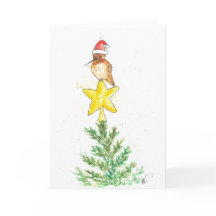 De Kerstkaart van de kolibrie